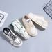 Soft Soled Low Top Board Four Seasons, Children's New Women's Shoes, Versatile, High Looks, Casual, White Shoes For_vogvips.com