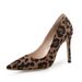 Spring And Autumn New Leopard Pattern Pointed High Slim Heels Style Sexy Women S Shoes_vogvips.com