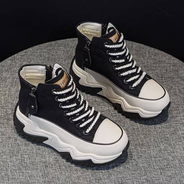 The Best-selling Dad Shoes For Women In The Autumn And Winter Of 25 Are High-top Women's Shoes With Thick Soles_vogvips.com