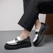 Large Men's Toe Shoes, Pointed Leather Shoes, Thick Soled Formal Wear, Business Casual Shoes, Loafers, Versatile Men's Shoes For The Workplace_vogvips.com