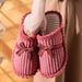 Winter Women, Non-Slip Thick Sole, 2024 New Plush Couple Home Warm Indoor Cotton Slippers For Men_vogvips.com