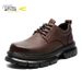 Suitable For All Seasons German Camel Dynamic Men's Autumn Winter Business Casual Leather Trendy Sole Soft Surface Big Head Shoes Outdoor_vogvips.com