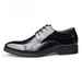 Pointed New Leather For Men's Business Formal Fashion, Hundred Tower Lace Up Wedding Shoes, Plus Size Cowhide Shoes Fashion, ,_vogvips.com