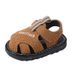 New Summer Sandals For 0-2 Year Olds, Soft Sole Non-Slip Toddler Boys' Beach Shoes, Anti-Kick Baby Squeaky Shoes_vogvips.com