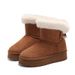 SHLIANG Women Boston Boots Snow Boots Winter New Platform Boots Cashmere Warm Thick Soles Cotton Shoes for Women Zapatos De Mujer Y0080_vogvips.com