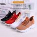 2026 Women's Upper Running Trendy Korean Style Large Size Sneakers Casual Shoes Cross-Border_vogvips.com