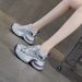 Women's Chunky-soled, Height-increasing, Mesh Breathable Dad Sneakers For Petite Women, Summer 2026 Sports Casual_vogvips.com