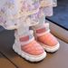 Baby Shoes With PU Waterproof And Fur For Medium And Small Children_vogvips.com