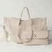 Women's Tote Bag & Platform Sneakers Set – Large Capacity Work Bag With Hidden Wedge Shoes (Casual Chic Combo)_vogvips.com