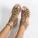 Flat Sandals Summer New Slope Water Diamond Fish Mouth Sandals Women's Soft Sole Open Toe High Heel Roman Shoes_vogvips.com
