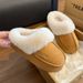 Women's Thick-Soled Suede Cotton Internet Celebrity Style, Forest-Style Furry Winter Warm Indoor Home Slippers, Outdoor_vogvips.com