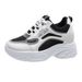 Foreign Trade Cross-Border Dad For Women, New Spring And Autumn Style, Height-Increasing Casual Sports White Shoes, Mesh_vogvips.com
