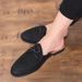 Unbeatable Quality New2025 Summer New Men's Baotou Tassel Half Back Air Cool Slippers, Size 46, Overwear Single Shoes, Flat Shoes_vogvips.com