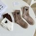 Multi-Pack Women's Crew Socks Heart Trendy Fashion Comfortable Breathable Moisture-Wicking_vogvips.com