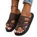 Large Size Slipper Women's New Flat Casual Open Toe Beach Sandals Women's Shoes_vogvips.com