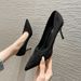 898-000 One Piece Dropshipping 2026 Spring New Work Women's Single Shoes Pointed Toe Thin Heel Shallow Mouth Korean_vogvips.com