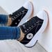 Mesh Dad Shoes For Women Thick Soled Platform Shoes 2025 Spring New All Match Popular Small Height Enhancing Casual Women's Shoes_vogvips.com