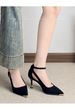 Sexy French Pointed Thin Shoes New Hollowed Out Straight Ribbon High Heels For Socialites Women S Commuting_vogvips.com