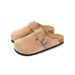 2026 Spring New Women's Shoes, Thick-Soled, Height-Increasing, Closed-Toe Half-Slip-On Slip-On Men's Shoes, Single Shoes_vogvips.com
