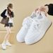 Little White Shoes Female Students Thick-soled Heightening Shoes Sports Board Shoes Casual Street Shoes_vogvips.com