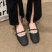 Late Evening Breeze Gentle Shoes Flat Single Shoes Women's Mary Jane Shoes With Skirts Soft-soled Maternity Shoes_vogvips.com