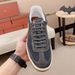 European Export Genuine Leather Men's German Army Trainer Tennis Shoes_vogvips.com
