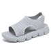 Women's Summer New Hollowed Out Breathable Sandal Sandals With Soft Soles For Comfortable Mothers' And Women's Shoes_vogvips.com