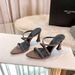 Spring And Summer French Sexy Royal Sister Rhinestone Open-toed With Sandals Pointed Heels High Heels Slippers Female Brown_vogvips.com