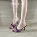 Chuyuji 2025 New Bowknot Satin High-Heeled Sandal For Women, Elegant French Style Outdoor Slipper, Women' Summer_vogvips.com