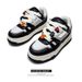 Casual little white shoes with thick bottom bread panda board shoes for lovers_vogvips.com