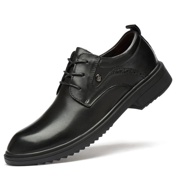 Men's Formal Casual Leather Shoes, Men's Inner Height-increasing Shoes_vogvips.com