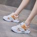 Thick Soled Dad New Mesh Casual Spring And Autumn Versatile Sports Trendy White Shoes For Women_vogvips.com