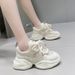 New Thick Sole Small White Shoes Soft Sole Light Casual Small Sports Shoes Single Shoes_vogvips.com