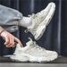 Men's Dad Sneakers Mesh Breathable Thick Sole Height Increasing Casual Shoes For Teen Boys Street Style Autumn Versatile_vogvips.com