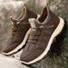 Wow, Spring New, Breathable, Comfortable, Casual, Soft Soled Sports Middle-Aged And Elderly Outdoor Hiking Shoes, Men's_vogvips.com