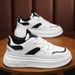 Spring New Breathable Little White Men's Fashion Versatile Thick Sole Sports Casual Board Shoes_vogvips.com