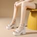 Stunning French-style Thick-soled Sandals Women To Pair With Skirts, Perfect For Summer Wear, Offering A High-end Feel,_vogvips.com