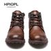 European Warm Series 48 Martin Large Size Zipper Short Men's Autumn Winter High-top Shoes Desert Work Boots_vogvips.com