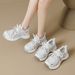 High-top Dad-style Women's Shoes - 2026 Spring New Style, Korean Version, Versatile Casual Sports Shoes, Small Waist, Agan Shoes, Running Shoes_vogvips.com