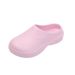 Height-Increasing Chef Shoes Integrated Slippers EVA Thick Sole Closed-Toe Outdoor Wear New Lightweight Non-Slip Clogs Half Slippers For Women_vogvips.com