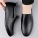 Doudou Shoes Men's Genuine Leather Soft-soled Soft Leather Men's Shoes Overfitting Casual Leather Shoes Driving Loafers_vogvips.com