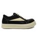 European American Trend Guangzhou Single Shoes Nappa Calf Leather Black And White Thick-soled Lace-up Low-top Men's_vogvips.com