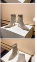 Pointed-toe Suede High-heeled Ankle Boots For Women, New Style 2026 Fleece Women's Boots_vogvips.com