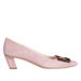 Women's Suede Chunky Heel High Heels Spring French Style Tortoiseshell Square Buckle Mid Heel Versatile Commuter Shoes_vogvips.com