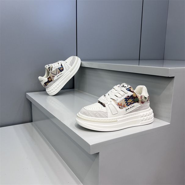 Trendy Versatile Printed Casual Hoes Pring New Lightweight Fashion National Trend Embroidered Thick Ole Breathable_vogvips.com