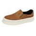 Euro Step Men's Summer 2025 New Low-top Versatile Suede Sneakers Lightweight Slip-on Lazy Fashion Casual Shoes_vogvips.com