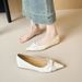 Inner Height Increase French Pointed Single Shoes Women's Autumn Shallow Mouth Beautiful Not Tired Foot Temperament Ladyshoes_vogvips.com