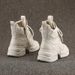Genuine Leather Thick-Soled High-Top Shoes For Women Winter Fleece-Lined Height-Increasing Martin Internet Celebrity_vogvips.com