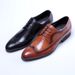 Spring New Brogue Style Pointed European Version Carved Fashion Lace-up Business Formal Leather Shoes For Men_vogvips.com
