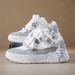 Men's Casual Sneakers - Retro Cross Strap Design, Soft Synthetic Leather, Breathable Low-Top Shoes For Everyday Wear (Black, White, Grey, Blue)_vogvips.com